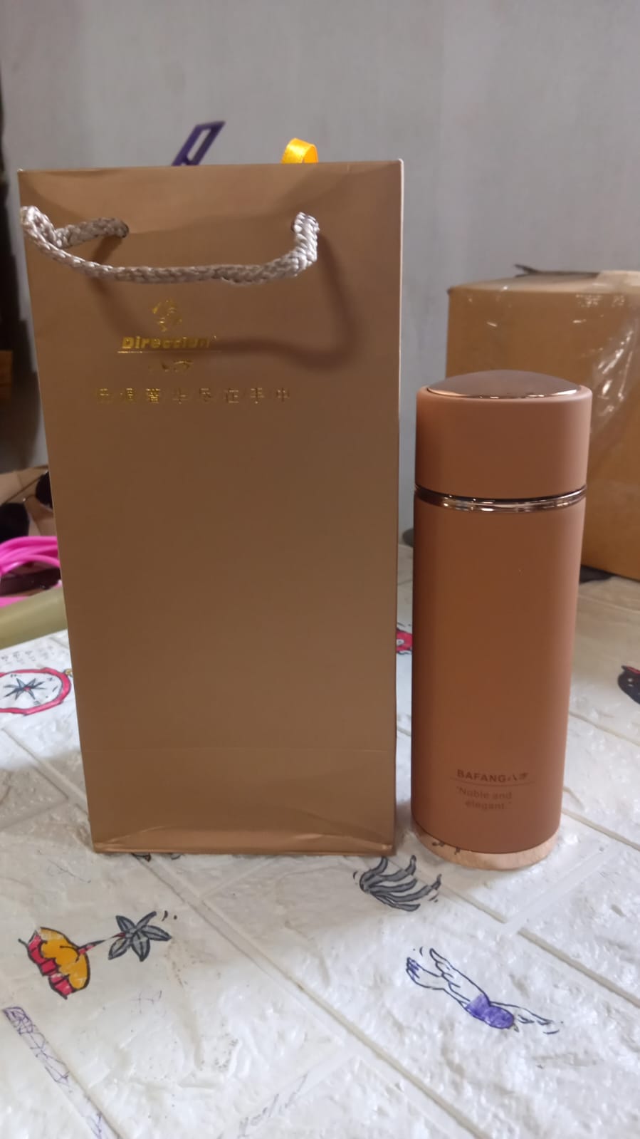 8369 WATER & THERMOS BOTTLE HIGH QUALITY STEEL THERMOS BOTTLE FOR WATER TEA & COFFEE USE (380 ml) 8369 WATER & THERMOS BOTTLE HIGH QUALITY STEEL THERMOS BOTTLE FOR WATER TEA & COFFEE USE (380 ml)